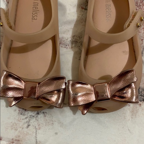 Light pink Mini Melissa toddler shoes - Picture 5 of 6